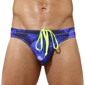 Arjen Kroos Swim Briefs Men’s US Size XXL Purple Drawstring NWOT